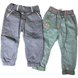 Next Grey Sage Set of 2 Pants Toddler Size 1.5-2Y